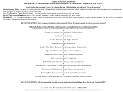 Social Impacts Of The Great Depression