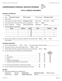 Initial Combined Assessment - Central California Alliance for Health