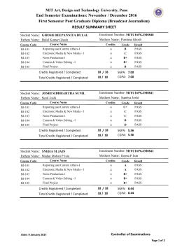 Gazzet for Institutes