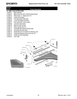 parts list - Contractors Direct