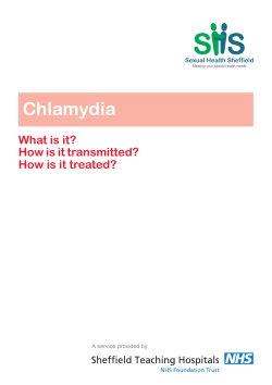 Chlamydia - Sexual Health Sheffield