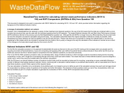 Comparator calculations for NI 191