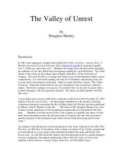 The Valley of Unrest