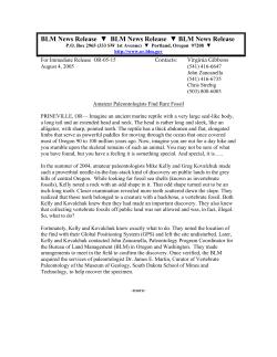 BLM News Release BLM News Release BLM News Release