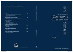 CORPORATE CITIZEnsHIP - Greenleaf Publishing