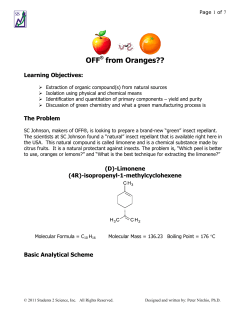 Limonine - Student Guide