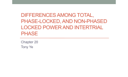 differences among total, phase-locked, and non