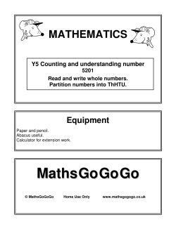 3 - MathsGoGoGo