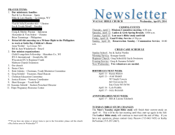 1. Our missionary families