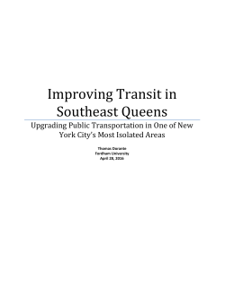 Improving Transit in Southeast Queens