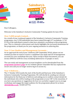 Over 5,000 people trained&hellip; Year 3 Case Studies and Management
