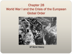 Chapter 28 &ndash; WWI - dsapresents.org