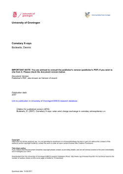 Cometary X-rays Bodewits, Dennis