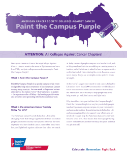 Paint the Campus Purple