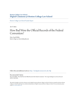 How Bad Were the Official Records of the Federal Convention?