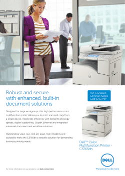 Robust and secure with enhanced, built-in document solutions