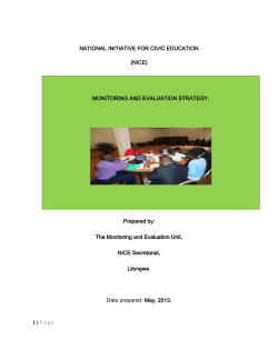 monitoring and evaluation strategy mastercopy