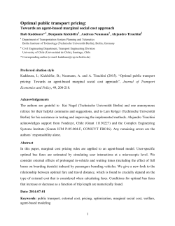 Optimal public transport pricing - TU Berlin