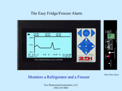 Slide Show of the Easy Freezer Alarm