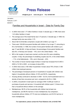 Employed Persons[8] in Households &ndash; 2009