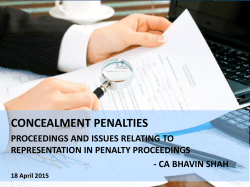 issues in penalty proceedings