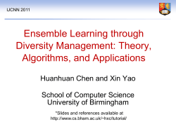 Ensemble Learning through Diversity Management: Theory