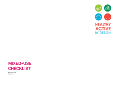 mixed-use checklist - Healthy Active By Design