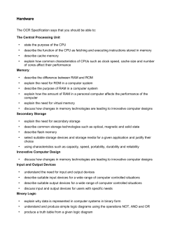Hardware Exam Questions