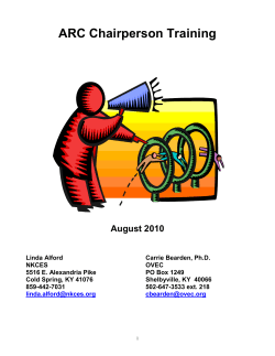 arc membership and responsibilities