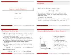 Linear Demand - The Ohio State University