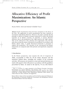An Islamic Perspective - Perpustakaan Kemenkeu