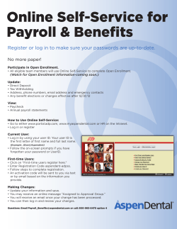 Self Serve 2 - Aspen Dental Jobs