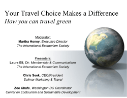 Your Travel Choice Makes a Difference