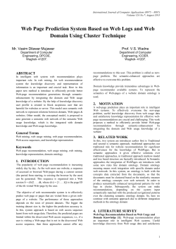 Proc. Advanced Web Technologies and Applications.