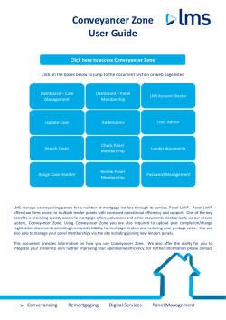 Panel Link &reg; law firm user guide