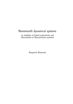 Nonsmooth dynamical systems - Dynamics and Control Technology