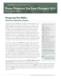 Property Tax Assistance - Texas Comptroller