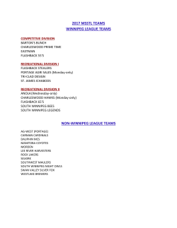 2017 msstl teams winnipeg league teams non