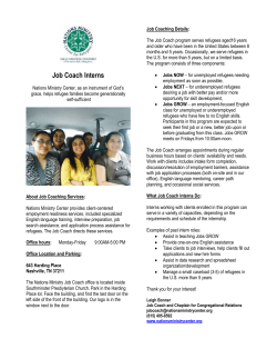 interns--details here. - Nations Ministry Center