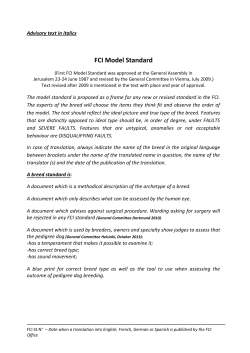 FCI Model Standard