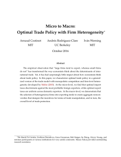 Micro to Macro: Optimal Trade Policy with Firm