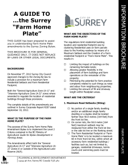 Farm Home Plate - City of Surrey