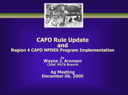 Final CAFO Rule