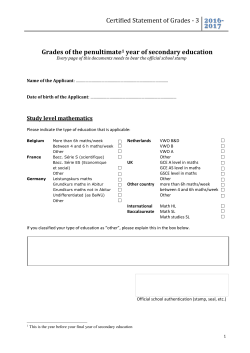 Certified Statement of Grades - 3