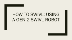 How to SWIVl