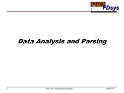 GPO FDsys Program Startup