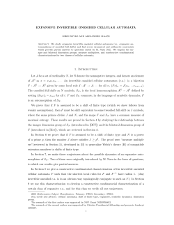 EXPANSIVE INVERTIBLE ONESIDED CELLULAR