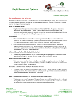 Transport options for the Kapiti Coast pdf