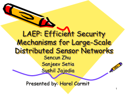 LAEP: Efficient Security Mechanisms for Large