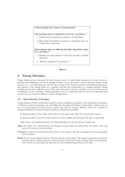 2 Turing Machines